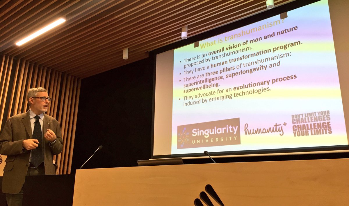 Miquel-Àngel Serra ha dirigit un seminario sobre "Transhumanismo y mejoramiento humano" en Madrid