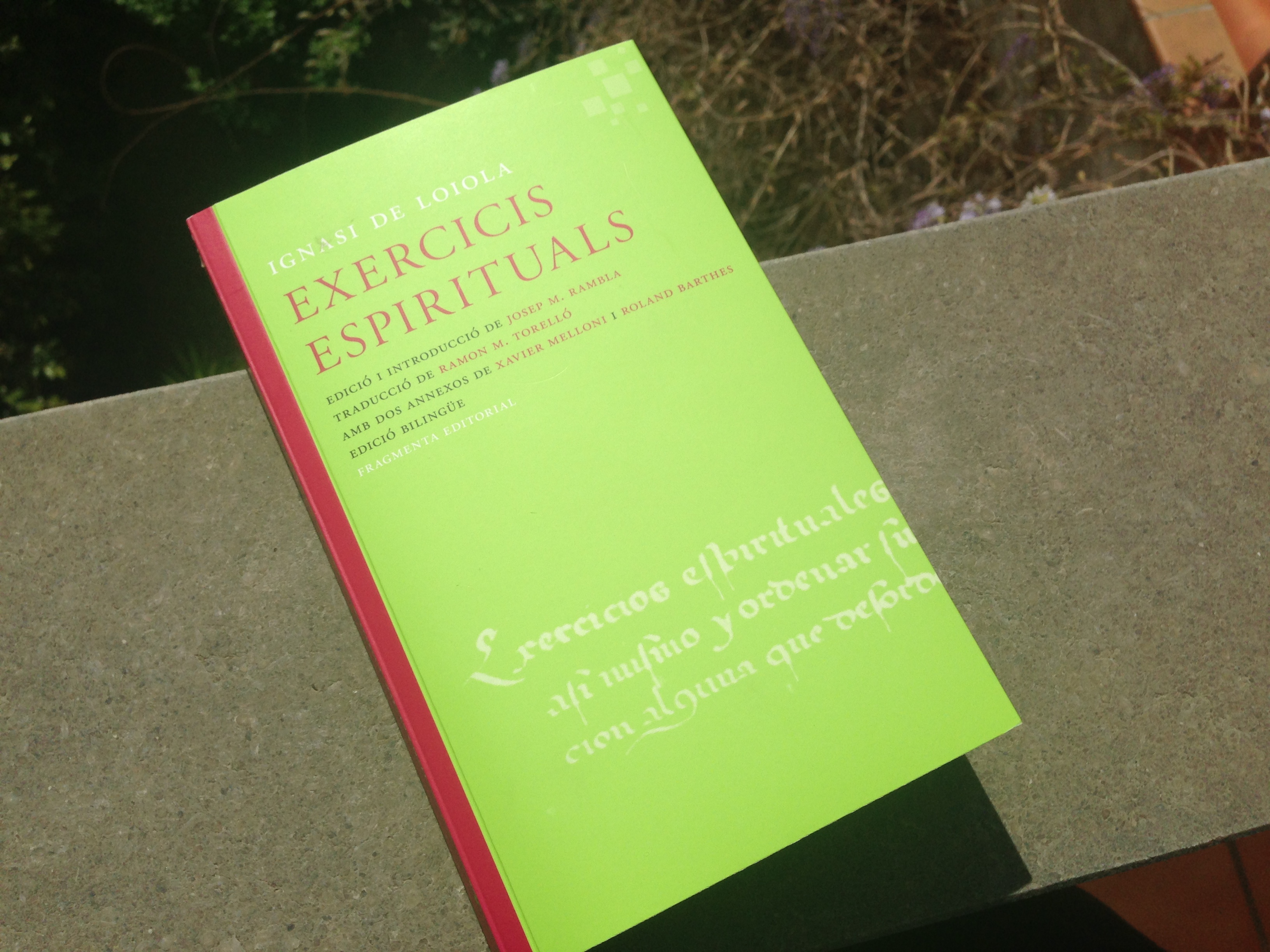 Els 'Exercicis espirituals' d'Ignasi de Loiola, publicats en edició bilingüe amb un epíleg de Roland Barthes