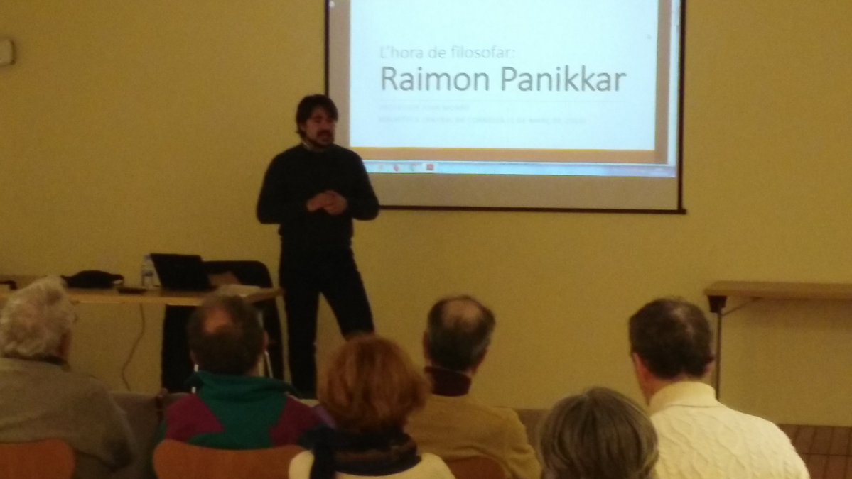 L'hora de filosofar, amb Raimon Panikkar, a Cornellà