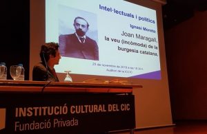 Joan Maragall, consciència de la burgesia catalana, conferència d'Ignasi Moreta
