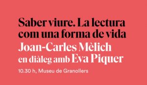 Joan Carles Mèlich i Eva Piquer a Granollers