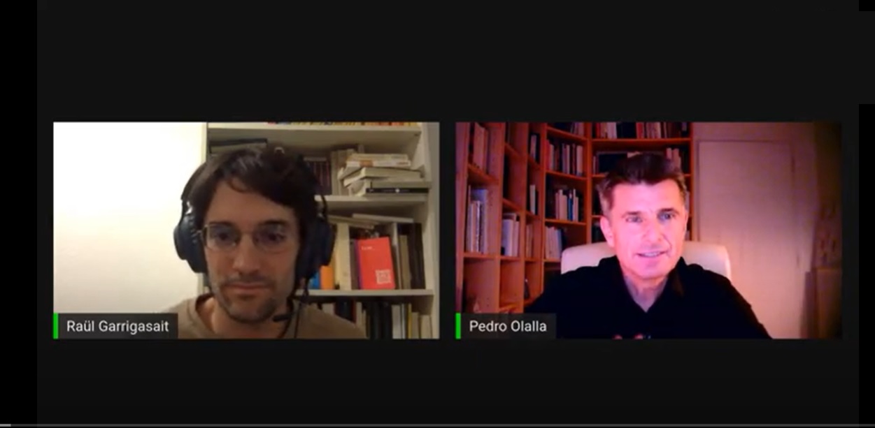 Conversa sobre 'La ira', amb Raül Garrigasait i Pedro Olalla, a Youtube