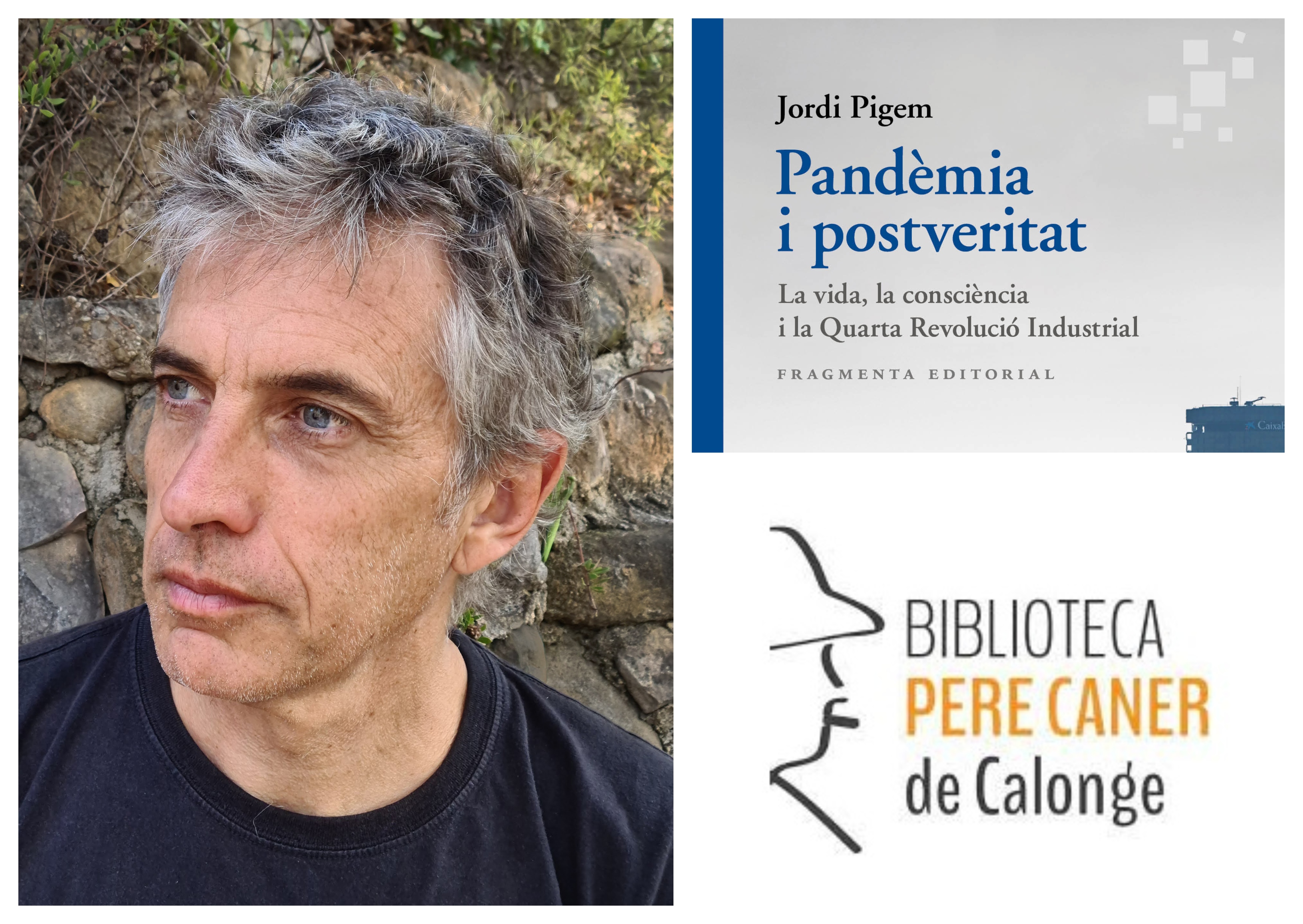 Jordi Pigem presentarà 'Pandèmia i postveritat' a Calonge
