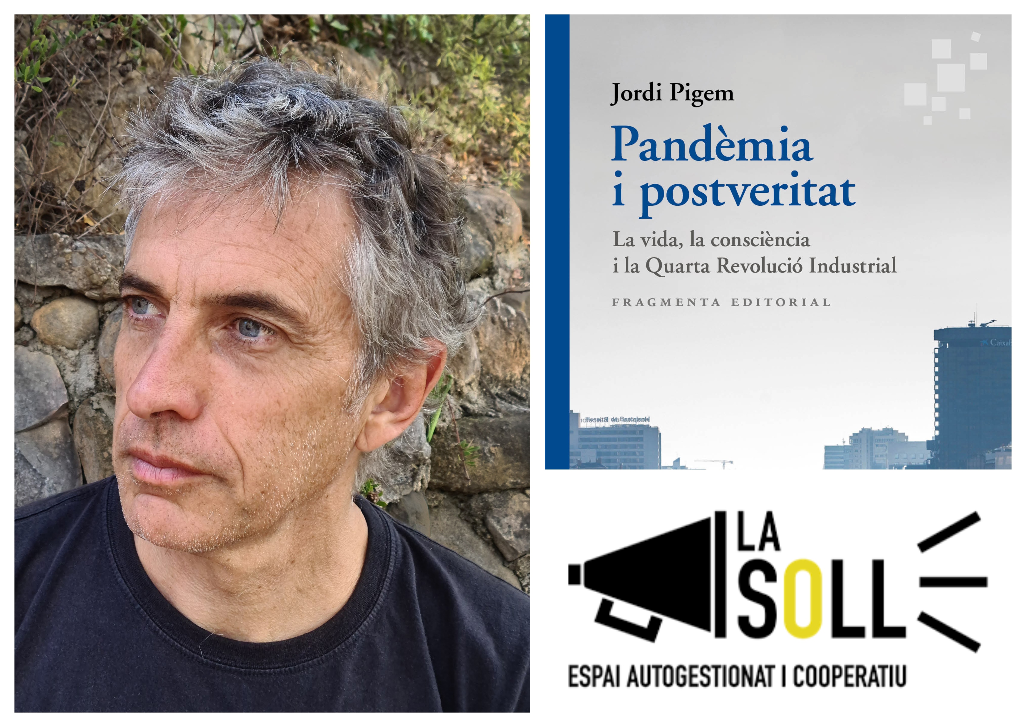 Jordi Pigem presentarà 'Pandèmia i postveritat' a Tàrrega