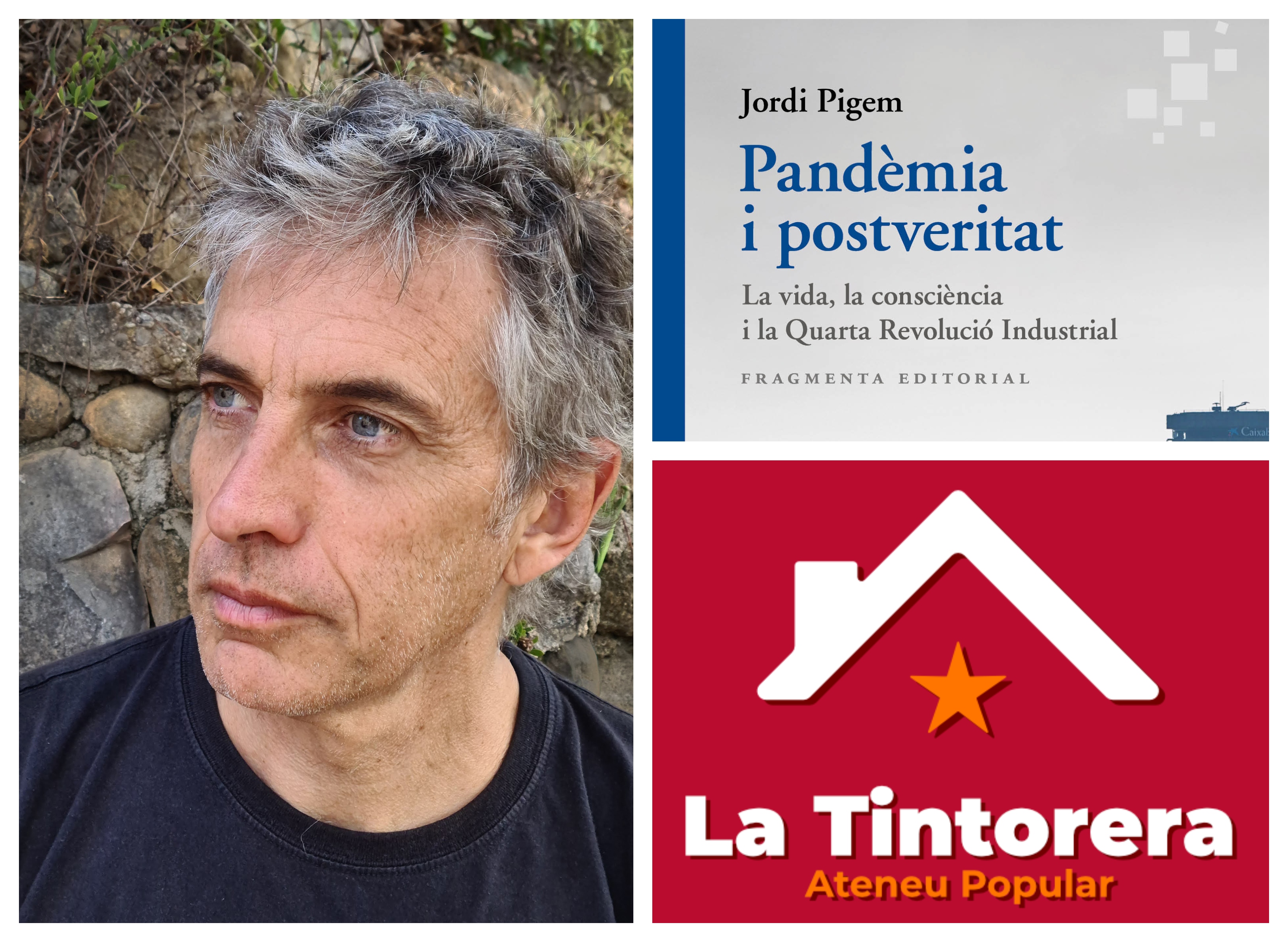 Jordi Pigem presentarà 'Pandèmia i postveritat' a Les Franqueses del Vallès