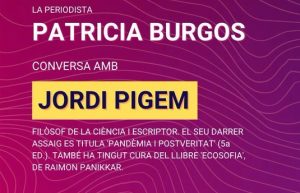 Patricia Burgos conversa amb Jordi Pigem, a Tortosa